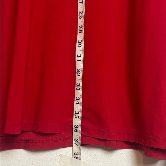 Como Black Burgundy Long Sleeve Shift Dress 2X - Picture 7 of 10